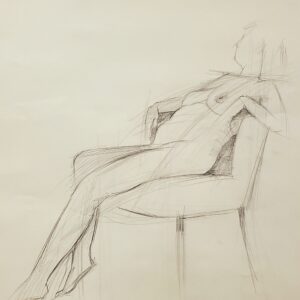 Nude Study in Chair