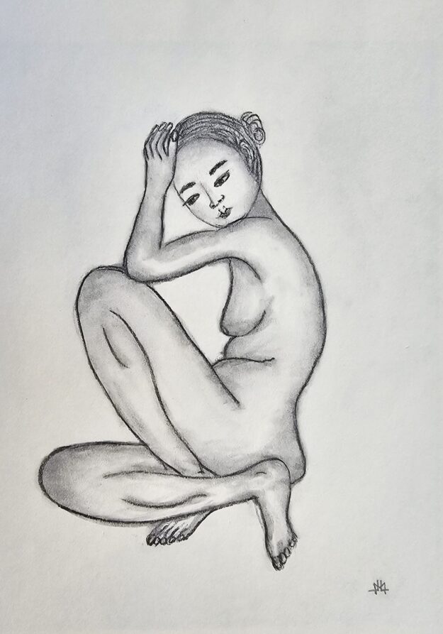 Untitled 2: Female study, Original